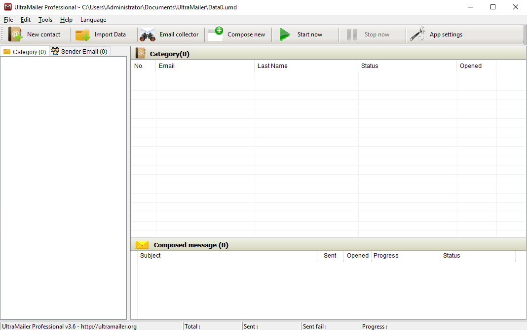 UltraMailer Professional v3.6.9 Cracked