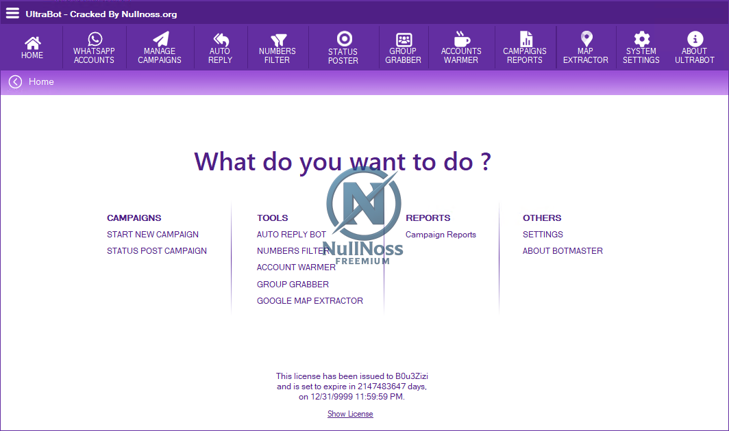 UltraBot Whatsapp Sender v4.0.0 Cracked