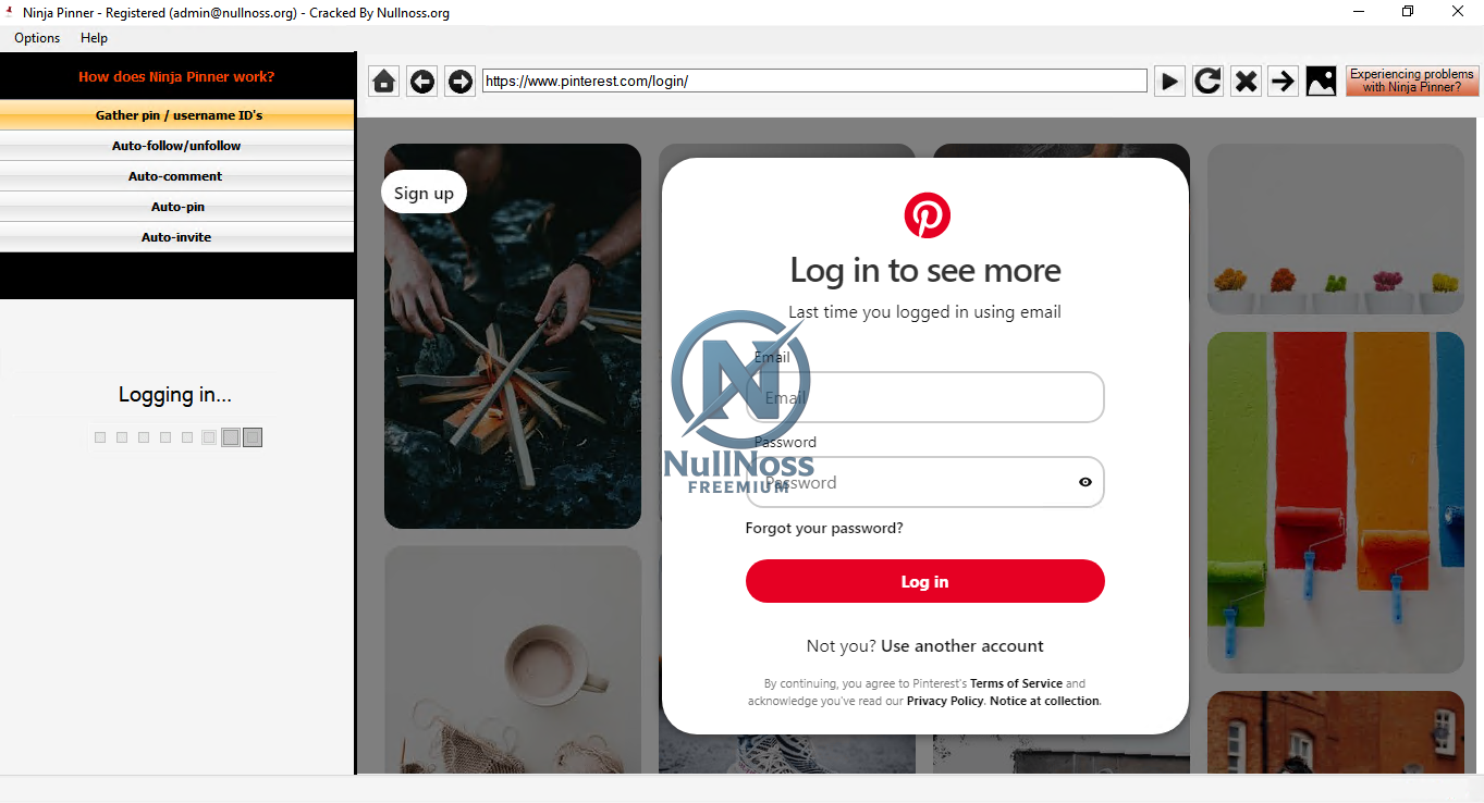 Ninja Pinner v7.9.1.9 Cracked