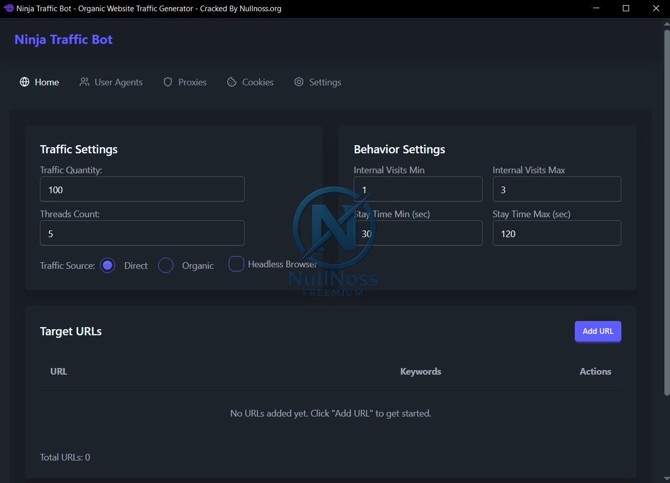 Ninja Traffic Bot v1.2.0 Cracked
