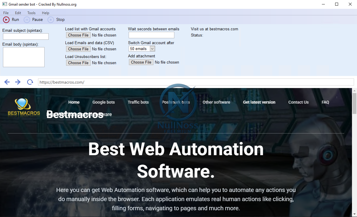 Gmail Sender Bot v1.0.11 Cracked