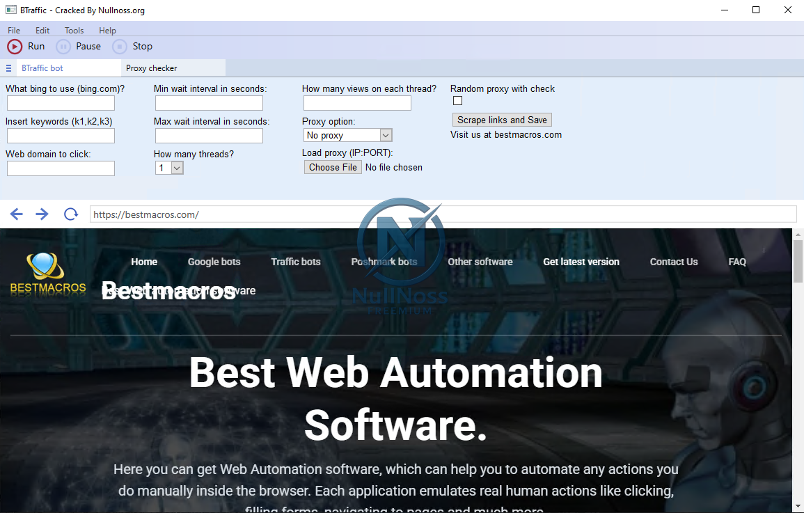 Btraffic Bot v1.0.1 Cracked