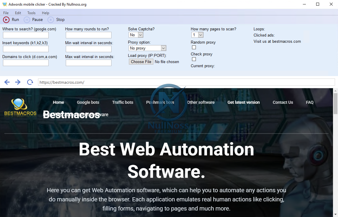 Adwords Mobile Clicker Bot v2.4.12 Cracked