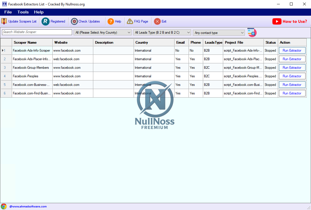 Facebook Extractor v2.1.52 Cracked