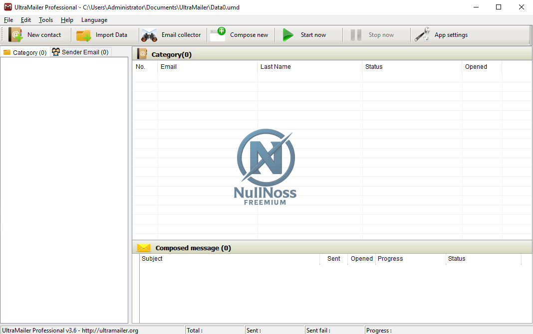 UltraMailer Professional v3.6.9 Cracked
