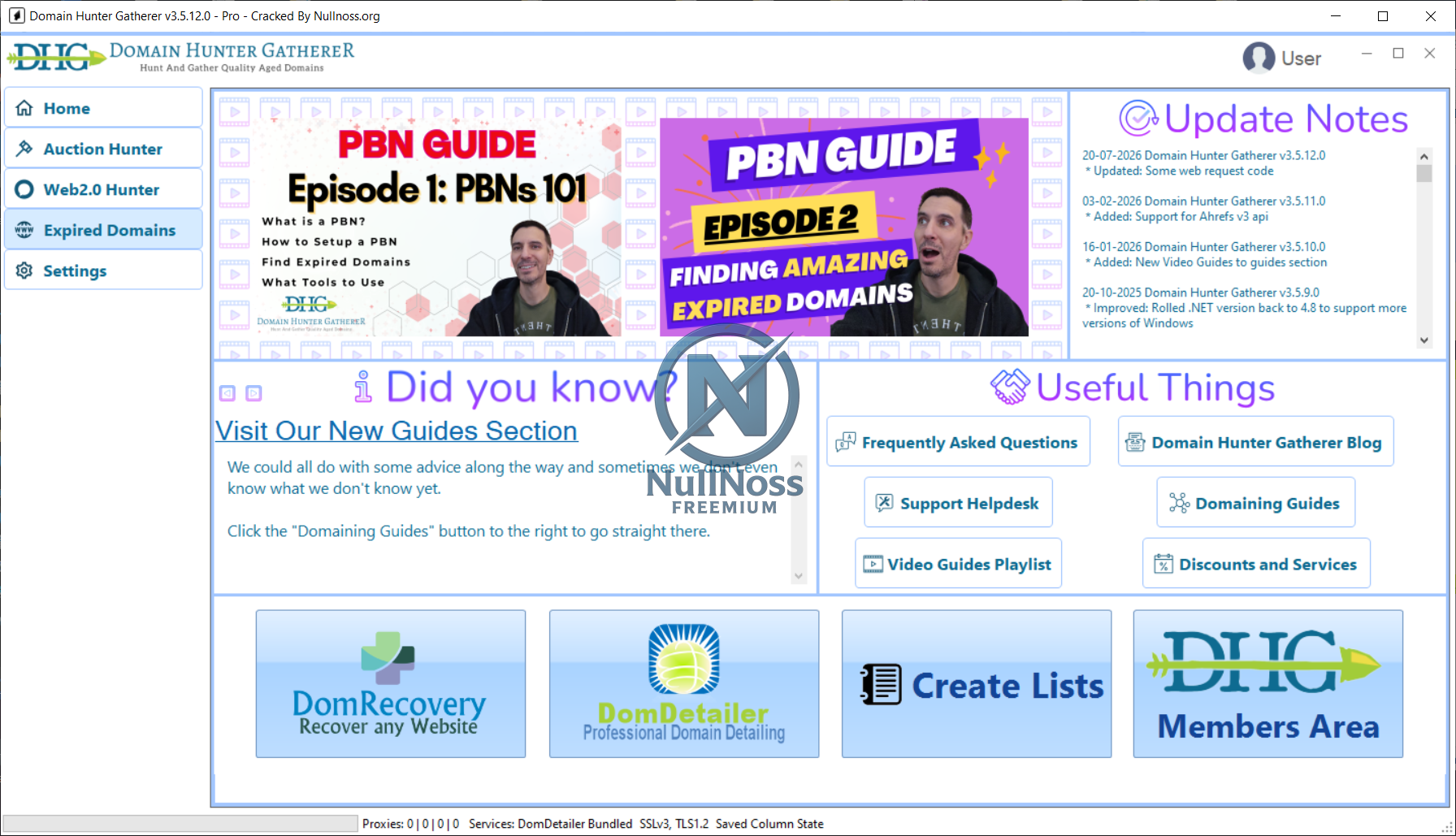 Domain Hunter Gatherer Pro v3.5.12.0