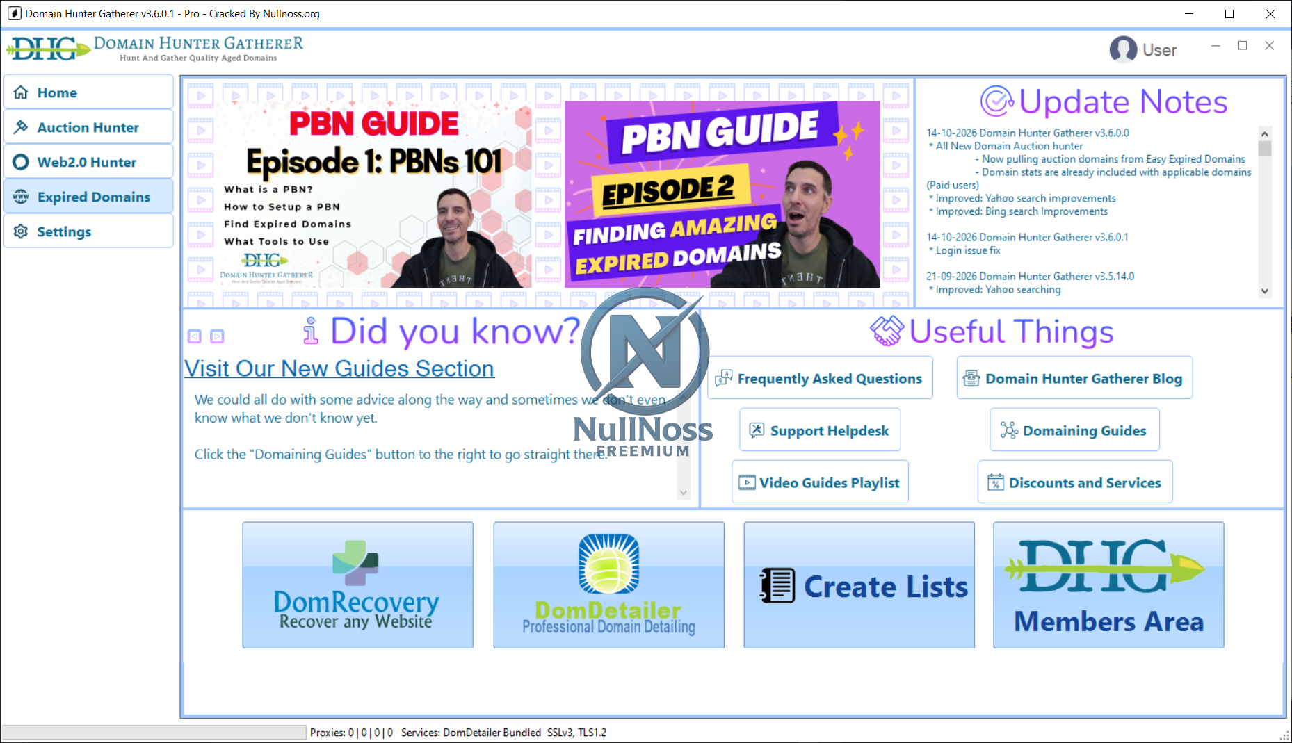 Domain Hunter Gatherer Pro v3.6.1.0
